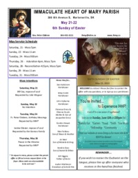 6th Sunday of Easter