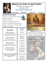 34th Sunday in Ordinary Time