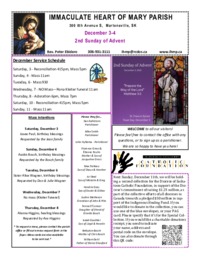2nd Sunday of Advent