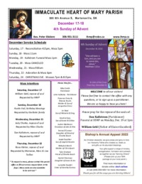 4th Sunday of Advent